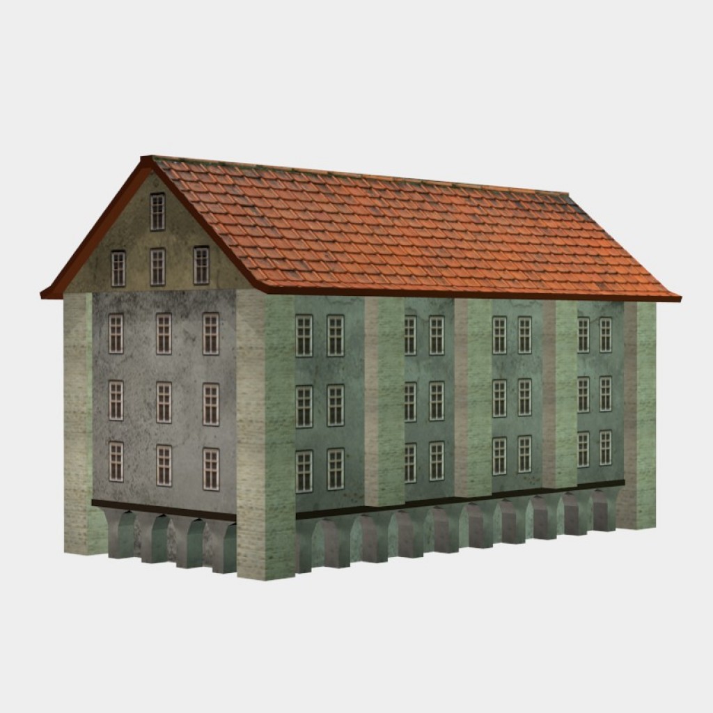 Low Poly Building #2 preview image 1